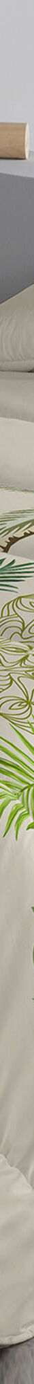 Couette microfibre imprimée feuilles tropicales 200 g/m² (vert)  Couette microfibre imprimée feuilles tropicales 200 g/m² (vert)